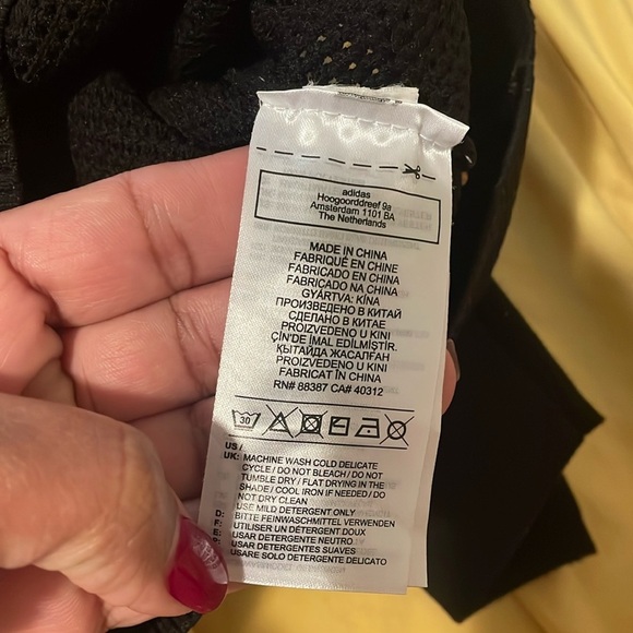 Adidas women’s ivy park black mesa knit crop tops - Picture 12 of 14